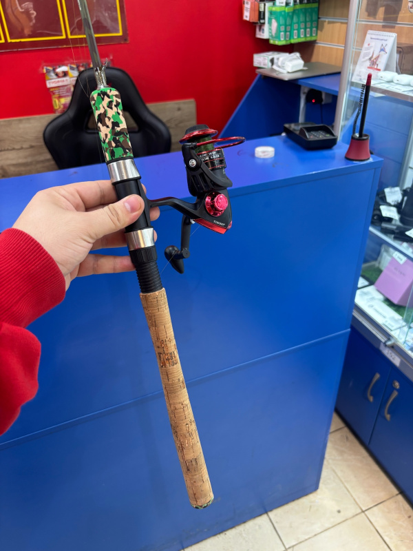 удочка со спиненгом  Yumoshi