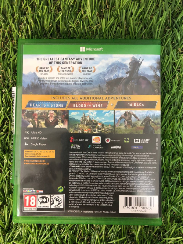 Игра Xbox Ведьмак