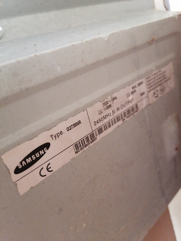 Микроволновая печь Samsung G2739NR